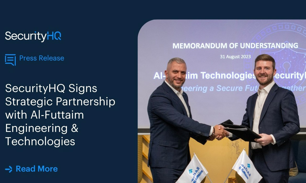 SecurityHQ signs strategic partnership with Al-Futtaim Engineering & Technologies 